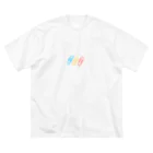 ３ヤデのクリップ ビッグシルエットTシャツ