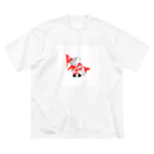 mamochanmanの病みくま ビッグシルエットTシャツ