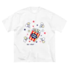 RIPPYの飛び出すポップコーン ビッグシルエットTシャツ