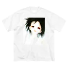 nicoragoriraのRed eyes neo ビッグシルエットTシャツ