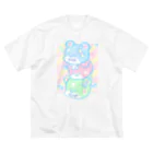 アジサイの織のSweet Bear Bear Bear Big T-Shirt