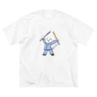 tomo@マシニングの工具大好きニャー ビッグシルエットTシャツ