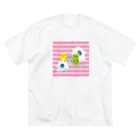 TMRの小屋のかみのこどもたちPOP ビッグシルエットTシャツ