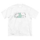 ◾まさつか◾のみなゆりか・目 ビッグシルエットTシャツ