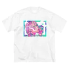 朱音 りず🕺の紫煙ちゃんBIGTシャツ Big T-Shirt