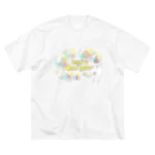 むっちり村ショップのうさぎのバニ吾郎 フェアリーバブル Big T-Shirt