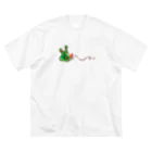 カタオカナオのみどりねずみくん ビッグシルエットTシャツ