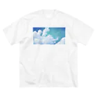 我ノ、萌ワールド。の夏、くも、青 Big T-Shirt