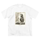 J. Jeffery Print Galleryのサル ビッグシルエットTシャツ