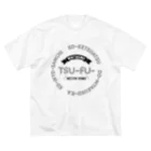 SANKAKU DESIGN STOREのなりたくないぜ、痛風。 黒 ビッグシルエットTシャツ