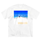 カクウレコードのSUMMER TIME ビッグシルエットTシャツ