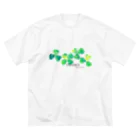 Sugar Ginger Cookieのclovers. ビッグシルエットTシャツ