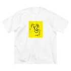 書道・道田里羽(RIU MICHIDA)の架空人物:蘭子 ビッグシルエットTシャツ