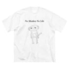 saru_no_hitoのNo Monkey No Life ビッグシルエットTシャツ