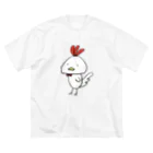 aimaのムッシュにわとり ビッグシルエットTシャツ