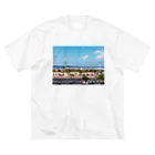 Tahara Masaruの恩納の海岸線 ビッグシルエットTシャツ