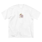 小原 泰彦のスマイル ビッグシルエットTシャツ