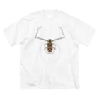 insectech.comのテナガカミキリ ビッグシルエットTシャツ