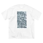 mnm shop の波 ビッグシルエットTシャツ