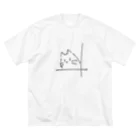 せんゃんの窓辺 猫 ビッグシルエットTシャツ