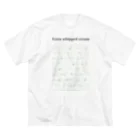 anodezaのエクストラホイップロゴ&フォト1 Big T-Shirt