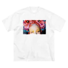 ハレルヤユリルヤの花 ビッグシルエットTシャツ