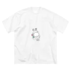 かぴの宝石ねこ 石禁 ビッグシルエットTシャツ