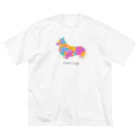 AtelierBoopのアレグリヘ　コーギー Big T-Shirt