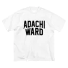 JIMOTOE Wear Local Japanの足立区 ADACHI WARD ビッグシルエットTシャツ