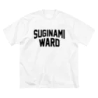 JIMOTO Wear Local Japanの杉並区 SUGINAMI WARD ビッグシルエットTシャツ