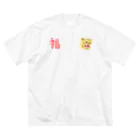 nishina-dashimakiのスーベニア 虎 福 ビッグシルエットTシャツ