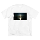 でおきしりぼ子の実験室のMoon Road ビッグシルエットTシャツ