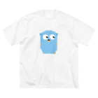 moriのピクセルGopherくん ビッグシルエットTシャツ