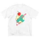 POP&Photoのyum yum ice cream Big T-Shirt