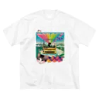 𝙈𝙊𝙈𝙊'𝙨 𝙎𝙝𝙤𝙥のcomputer graphics ビッグシルエットTシャツ