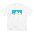 のぐちさきの入道雲とひこうき雲 Big T-Shirt