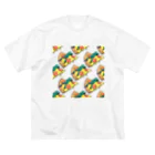 Mieko_Kawasakiの欲望のピザ🍕　GUILTY PLEASURE PIZZA AO TRANSPARENCY Big T-Shirt