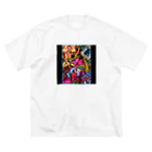 愛男-ARTWORK-の醜いか！？ ビッグシルエットTシャツ