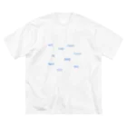 SunBのblue ビッグシルエットTシャツ