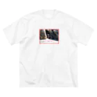 pulu's shopの一緒にお家に帰ろう ビッグシルエットTシャツ