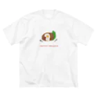 PaP➡︎Poco.a.PocoのI want to eat hamburg steak ビッグシルエットTシャツ