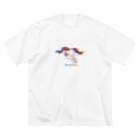 さこつのcranial bones　glitch ビッグシルエットTシャツ