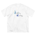 PaP➡︎Poco.a.Pocoのペンちゃんのお散歩 ビッグシルエットTシャツ