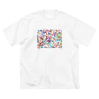 Tabbiesの水彩カラフルドット Big T-Shirt