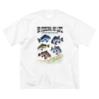 猫と釣り人のFISHING_S4C ビッグシルエットTシャツ