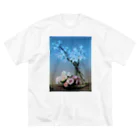 喃語のRoses and Lilies remix Big T-Shirt