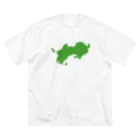 ヨコワケスパイラルの四国 ビッグシルエットTシャツ
