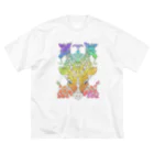 せきね まりののレインボーきりん🦒🌈 ビッグシルエットTシャツ