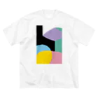 ゴロ展のグッズ｜入船ゴローのBIG ゴロT／a_005（トリミングシリーズ） ビッグシルエットTシャツ