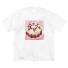 yoppiのCherry cake Big T-Shirt